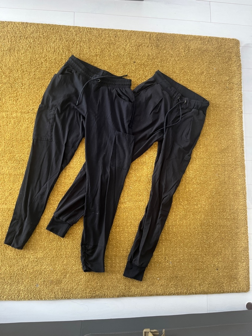 Jaanuu Black Women's Track Pants Joggers (Pair)